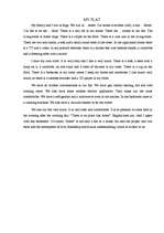 Esszék 'My flat', 1.                