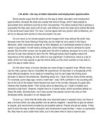 Esszék 'Life skills - the Way to Better Education and Employment Opportunities', 1.