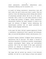 Záródolgozatok 'English-Latvian Simultaneous Interpretation: Target Text Production Related Prob', 6.                