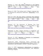 Záródolgozatok 'English-Latvian Simultaneous Interpretation: Target Text Production Related Prob', 64.                