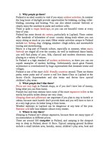 Esszék 'Describing Finland as Tourism Destination', 1.                