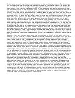 Esszék 'Mendel and the Deviations', 1.                