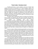 Összefoglalók, jegyzetek 'Travel Trends - Voluntaree Travel', 1.                