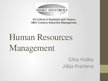 Prezentációk 'Human Resource Management', 1.                