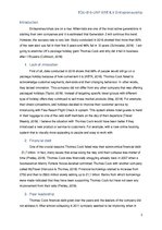 Esszék 'Three Important Success Factors for a Start-up', 3.                