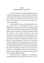 Esszék 'George Orwell "Why I Write"', 1.                