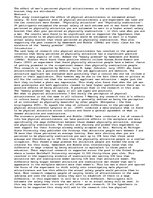 Esszék 'Quantitative Laboratory Report on the Effect of Perceived Physical Attractivenes', 1.                