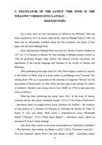 Záródolgozatok 'Translation of Children’s Literature: Translations of Kenneth Grahame’s “The Win', 18.                