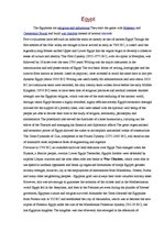 Esszék 'Egypt Civilization', 1.                