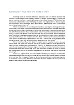 Esszék 'Business Plan - a "Must Have" or a "Waste of Time"?', 1.                