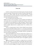 Esszék 'Letter - Handwriting Analysis', 1.                