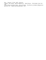 Esszék 'Medical Malpractice', 3.                