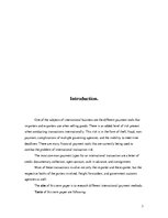 Kutatási anyagok 'Advantages and Disadvantages of International Payment Methods', 3.                