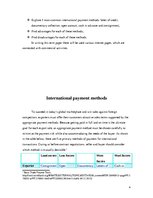Kutatási anyagok 'Advantages and Disadvantages of International Payment Methods', 4.                