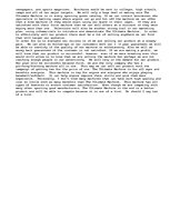 Esszék 'Marketing Plan ', 5.                