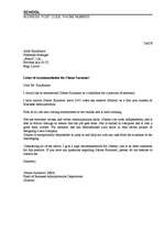 Minták 'Reference Letter', 1.                