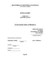Kutatási anyagok 'An Economic Index of Riskiness', 1.                