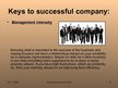 Prezentációk 'Secret of Success for the Company', 5.                