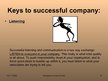 Prezentációk 'Secret of Success for the Company', 8.                