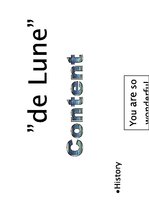 Összefoglalók, jegyzetek 'Presentation of the Garment Industry "de Lune"', 7.                