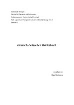 Összefoglalók, jegyzetek 'Logistik und Transport', 1.                