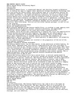 Esszék 'New Century Health Clinic Preliminary Report', 1.                