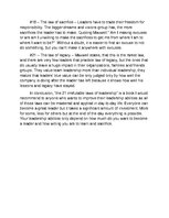 Prezentációk 'Home Reading. Summary about Leadership', 2.                