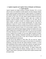 Kutatási anyagok 'The Distinction between Metaphor and Metonymy', 4.                