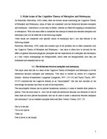 Kutatási anyagok 'The Distinction between Metaphor and Metonymy', 7.                