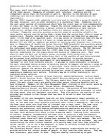 Esszék 'Community Care of the Elderly in Northern Ireland and Great Britain', 1.                