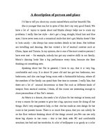 Esszék 'A Description of Person and Place ', 1.                