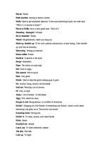 Kutatási anyagok 'Slang in English', 14.                