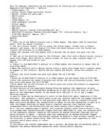 Esszék 'Separation by Filtration and Crystallisation', 1.                