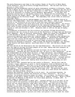 Esszék 'The Italian Renaissance. Speaks of Donatello, Brunelleschi, da Vinci , and Miche', 1.                