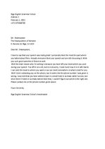 Minták 'Formal Letter', 1.                