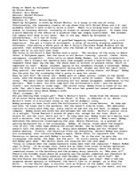 Esszék 'Essay on "Death by Hollywood" by Steven Bochco, a Study in Dramatic Irony', 1.                