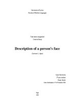 Esszék 'Description of a Person’s Face', 1.                