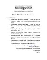 Összefoglalók, jegyzetek 'The sStrategy of Neo-functionalists and the Creation of the First European Commu', 1.                