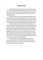 Esszék 'Film "Forrest Gump"', 1.                