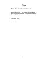 Kutatási anyagok 'Existentialism and Albert Camu’s Novel "Pest"', 3.                