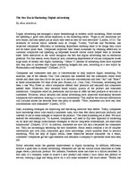 Esszék 'The New Era in Marketing: Digital Advertising', 1.                