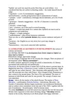 Összefoglalók, jegyzetek 'Literature Theory', 10.                