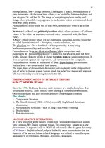 Összefoglalók, jegyzetek 'Literature Theory', 16.                