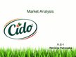 Prezentációk 'SIA "Cido Grupa" Market Analysis', 1.                