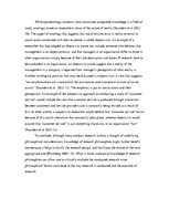 Kutatási anyagok 'Business Research Philosophies', 3.                