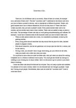 Esszék 'Unwritten Rules', 1.                