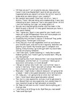 Minták 'Dialogue in English', 1.                