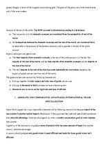 Összefoglalók, jegyzetek 'International Trade Classifications', 3.                