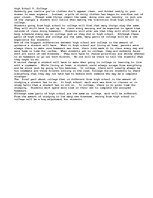 Esszék 'High School vs. College', 1.                