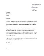 Minták 'Letter to Newspaper Edition in English', 1.                